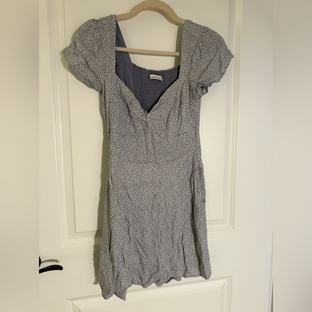 Abercrombie & Fitch Blue Floral Mini Dress